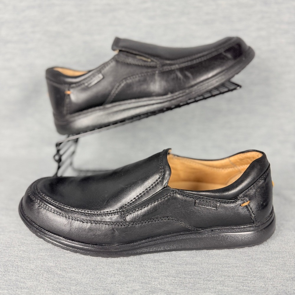 Samuel Hubbard Olema Loafers Mens 11.5 Wide Black Leather Slip On Comfort
